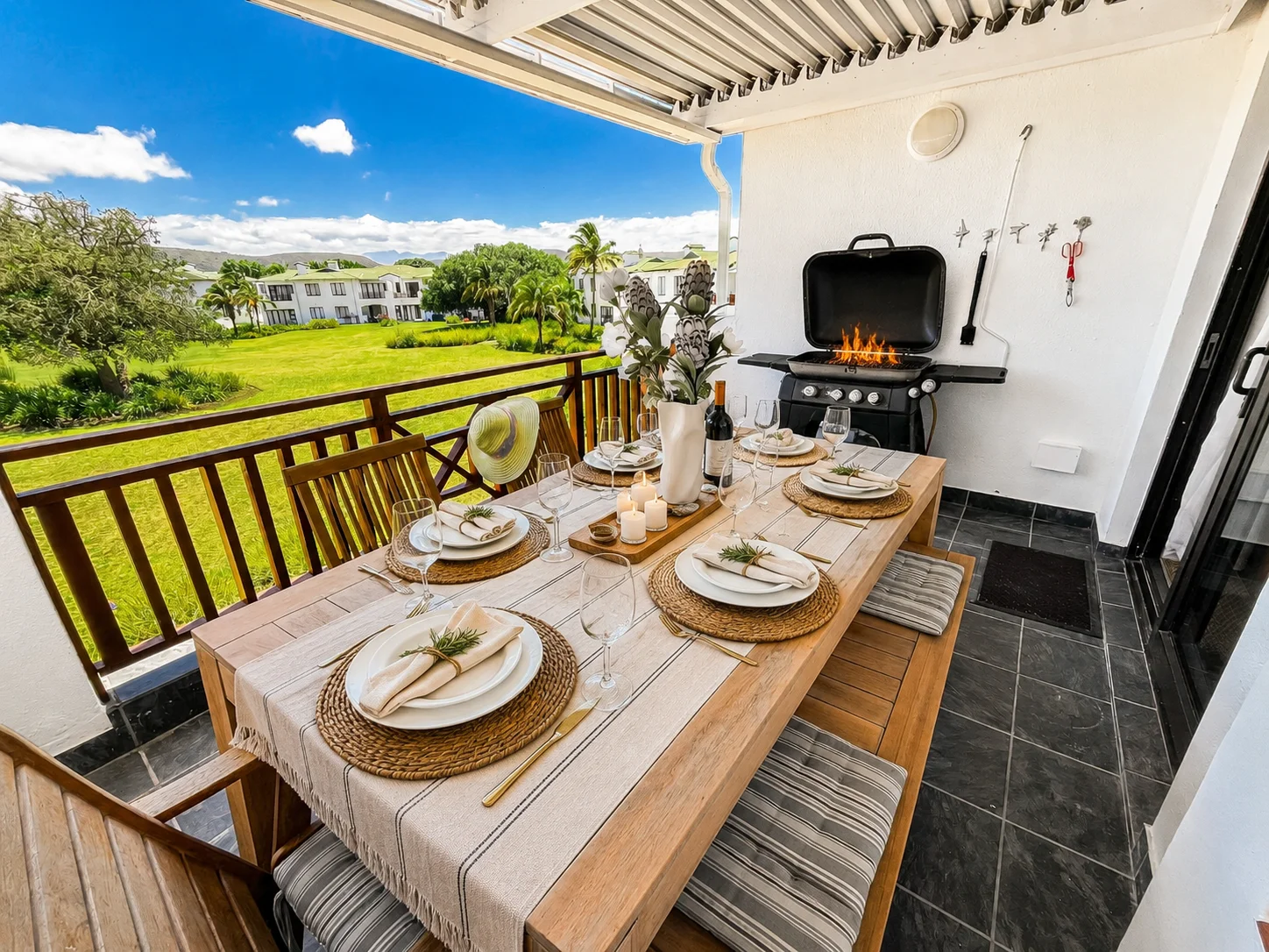 Stillwater Haven Balcony Dining